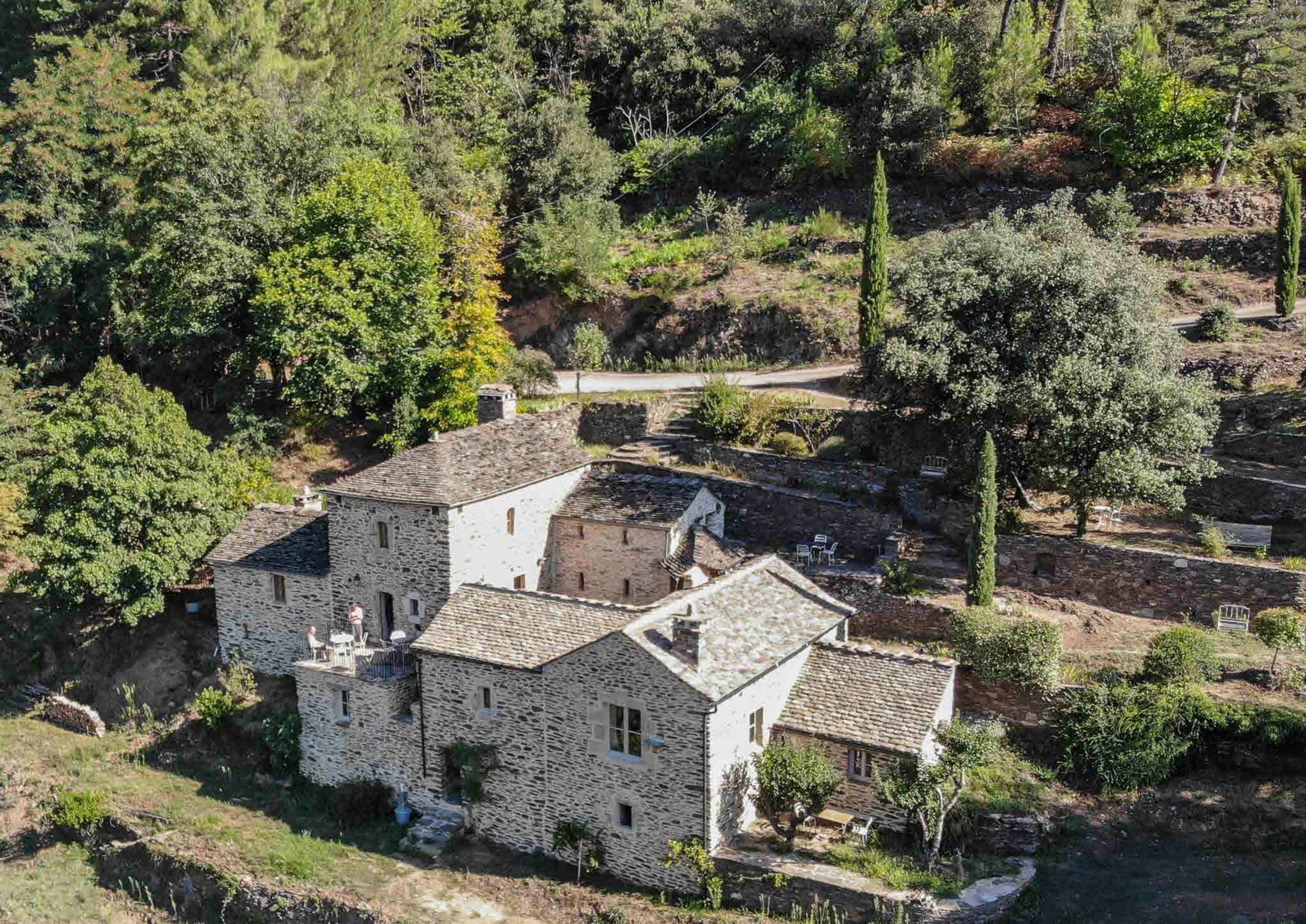 This secluded stone cottage in rural France is for sale