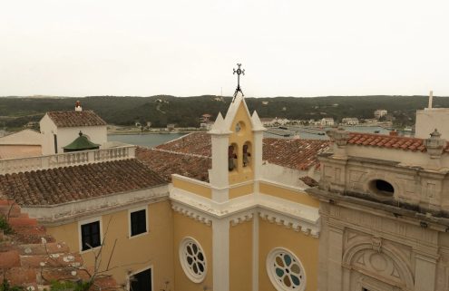 Take in the rooftops of Menorca from this elegantly weathered 1886 townhouse
