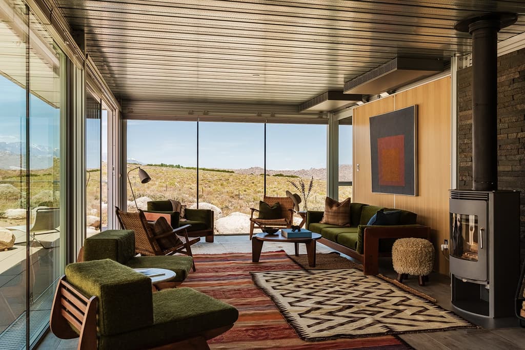 This off-grid prefab bungalow is a modern classic