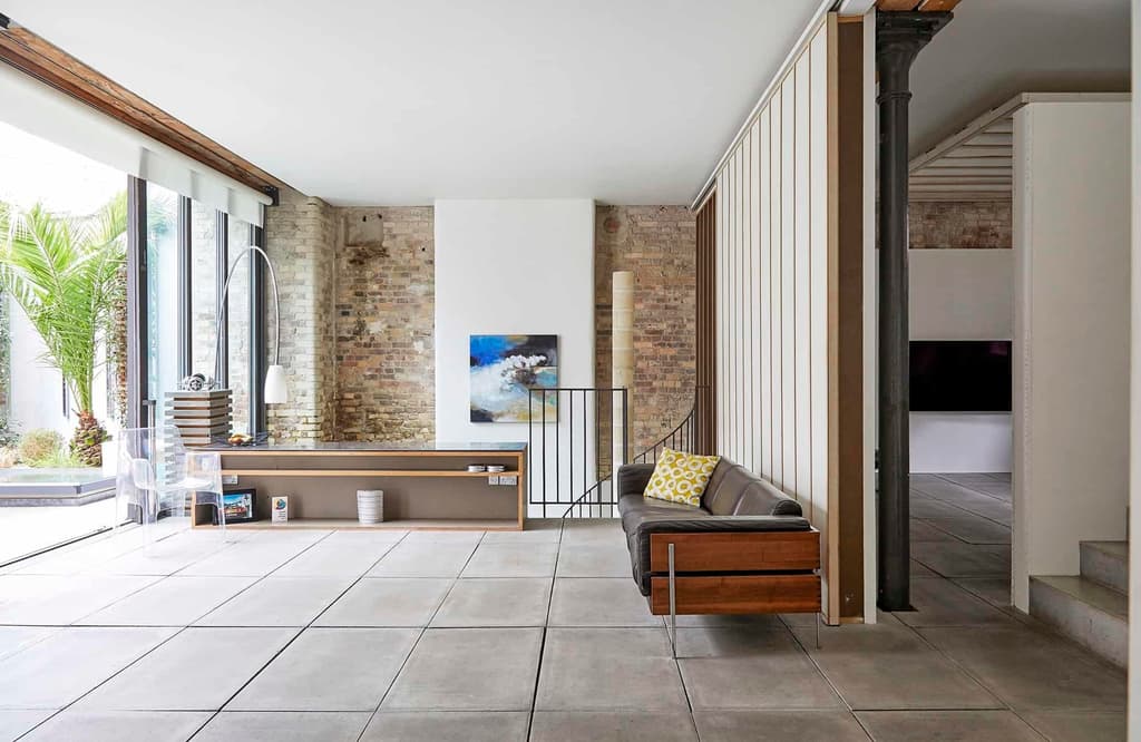 Live in a London loft used for TV location shoots