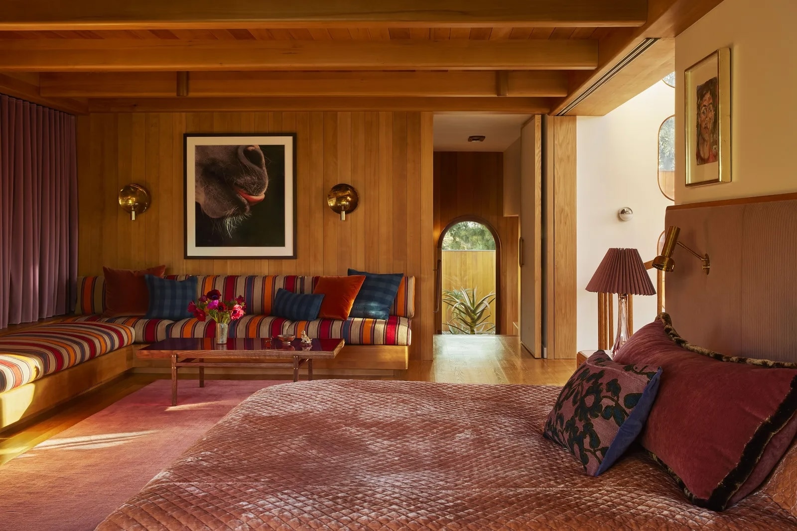 A Frank Lloyd Wright protégé designed this cascading California villa