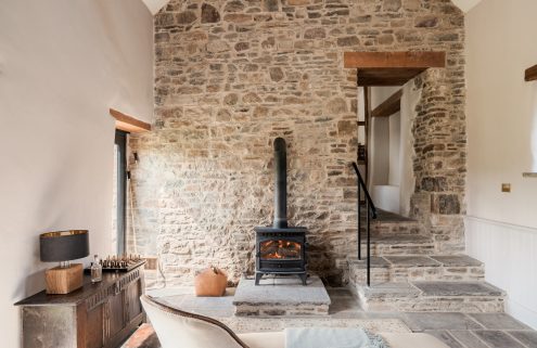 A Grade II-listed Welsh farmhouse with 25 acres is on the market
