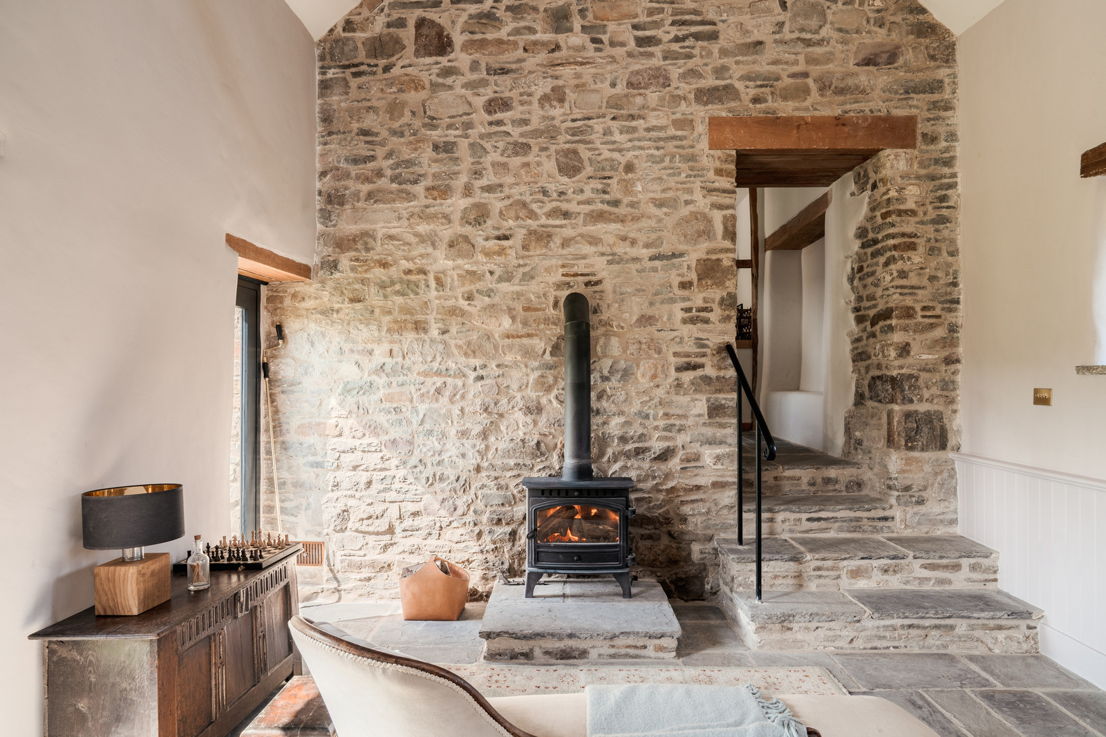 A Grade II-listed Welsh farmhouse with 25 acres is on the market