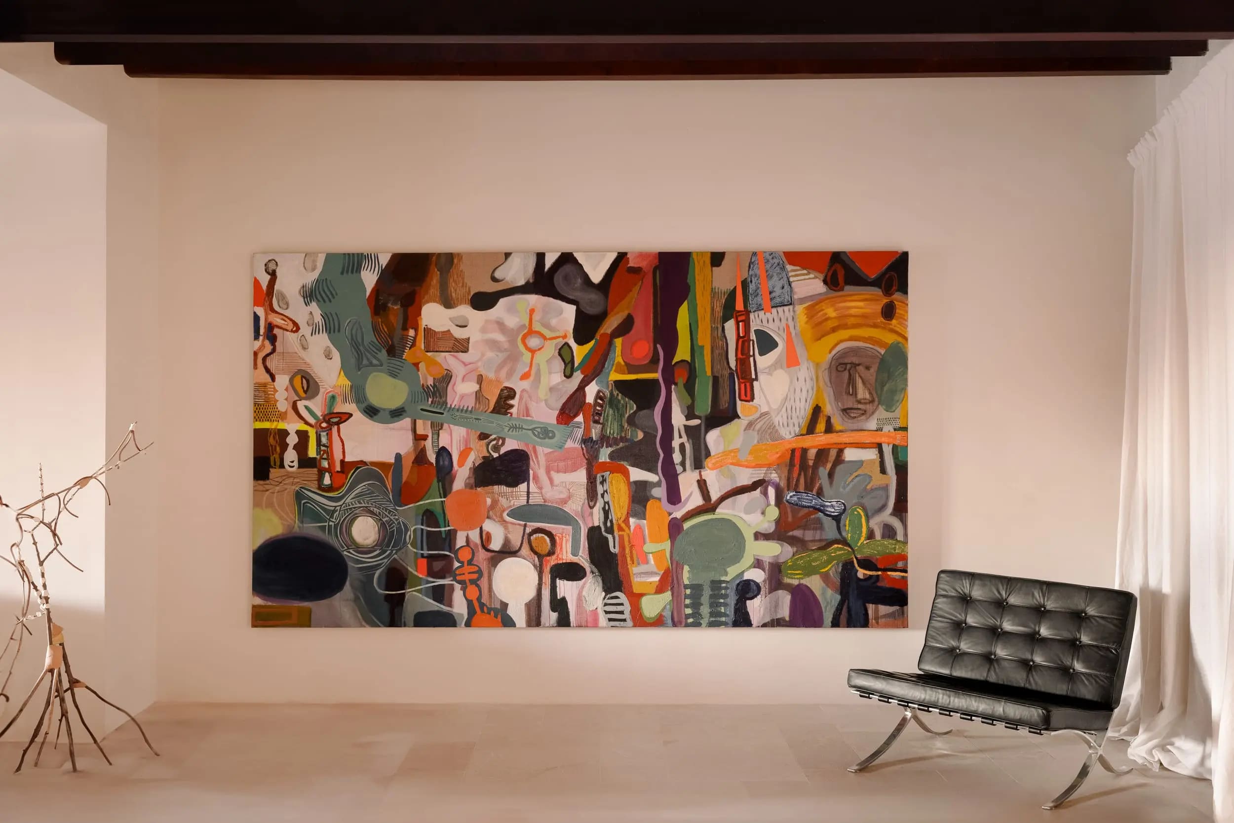 Gallery walls and a secluded courtyard pool define this Mallorcan townhouse
