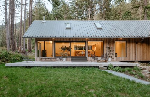 Island life is calling from this cedar-clad home off Vancouver’s coast