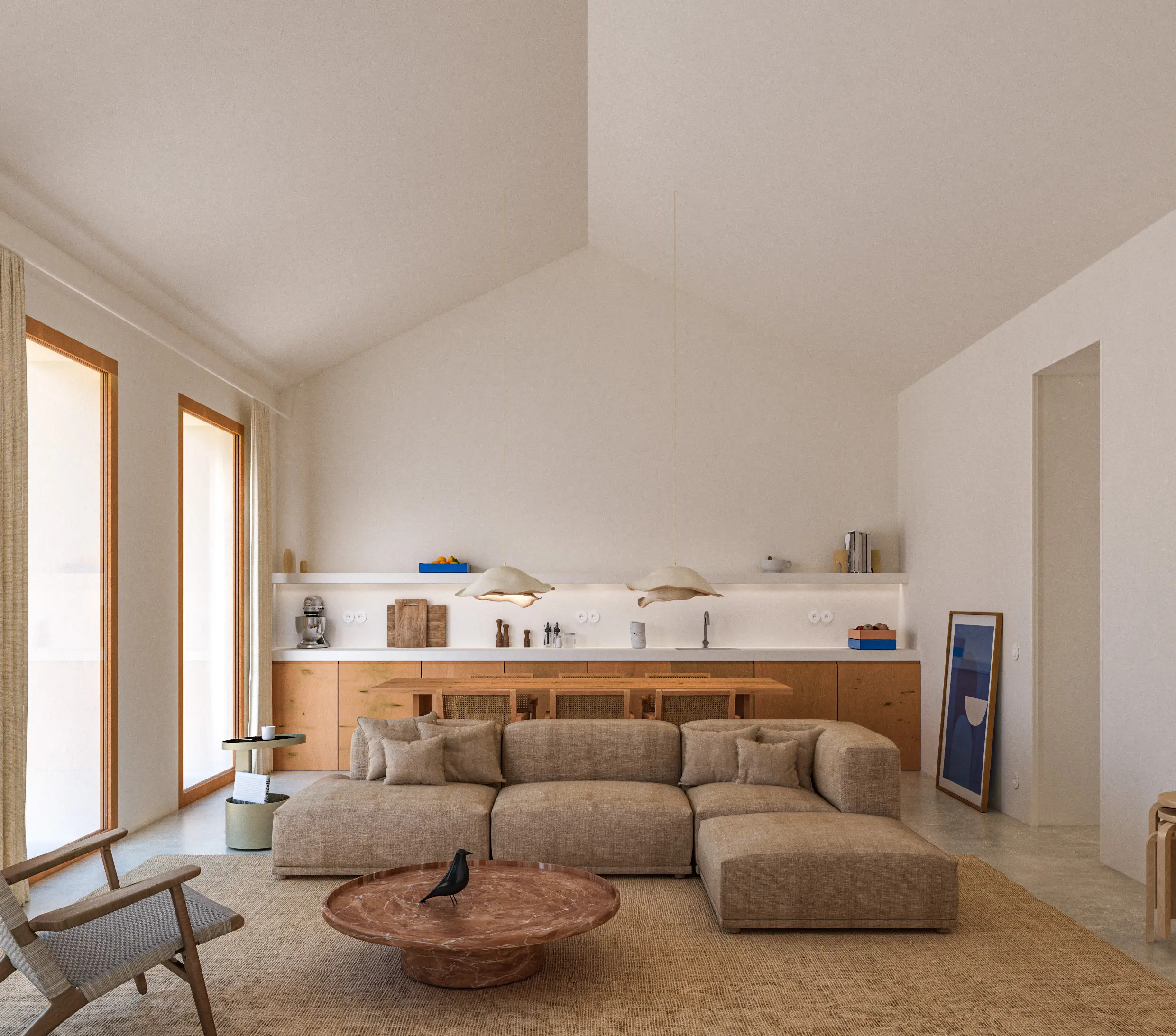 A contemporary estate near the Alentejo coast is looking for buyers