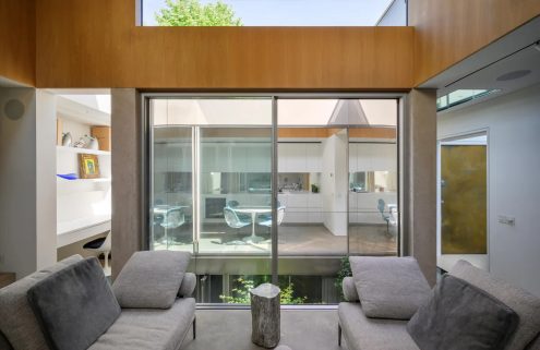 Hide away in this architect-designed Notting Hill lane house