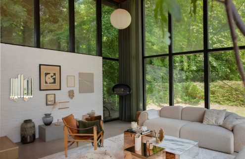 Ole Helweg was the architect of this vintage home in Denmark