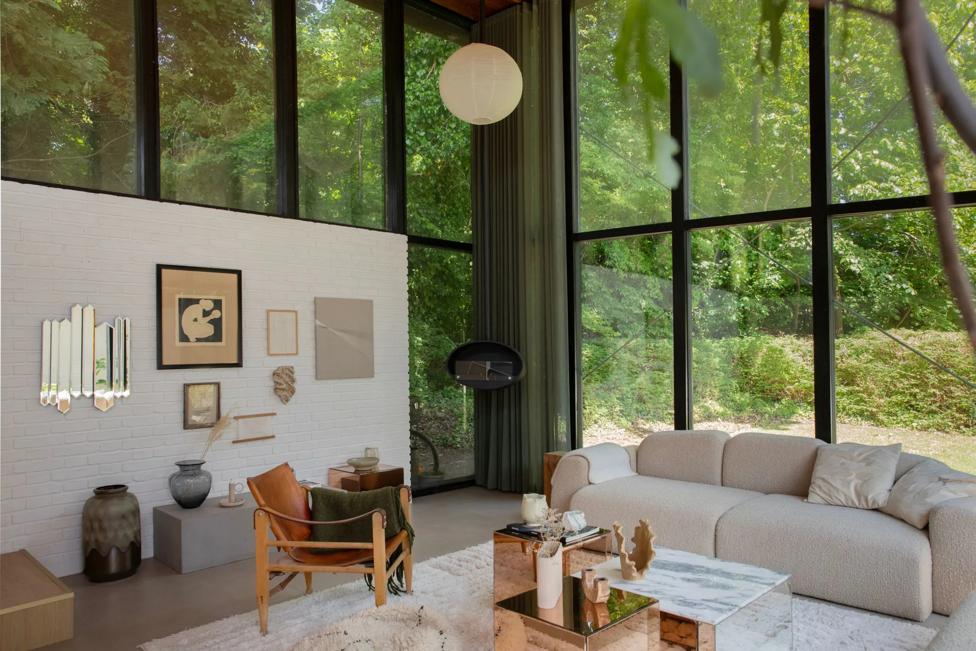 Ole Helweg was the architect of this vintage home in Denmark