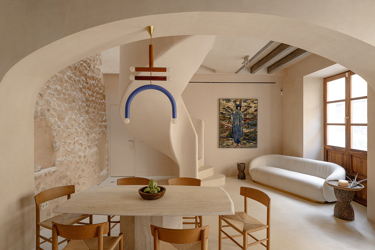Casa Gigi is a Mallorcan townhouse restored with natural materials