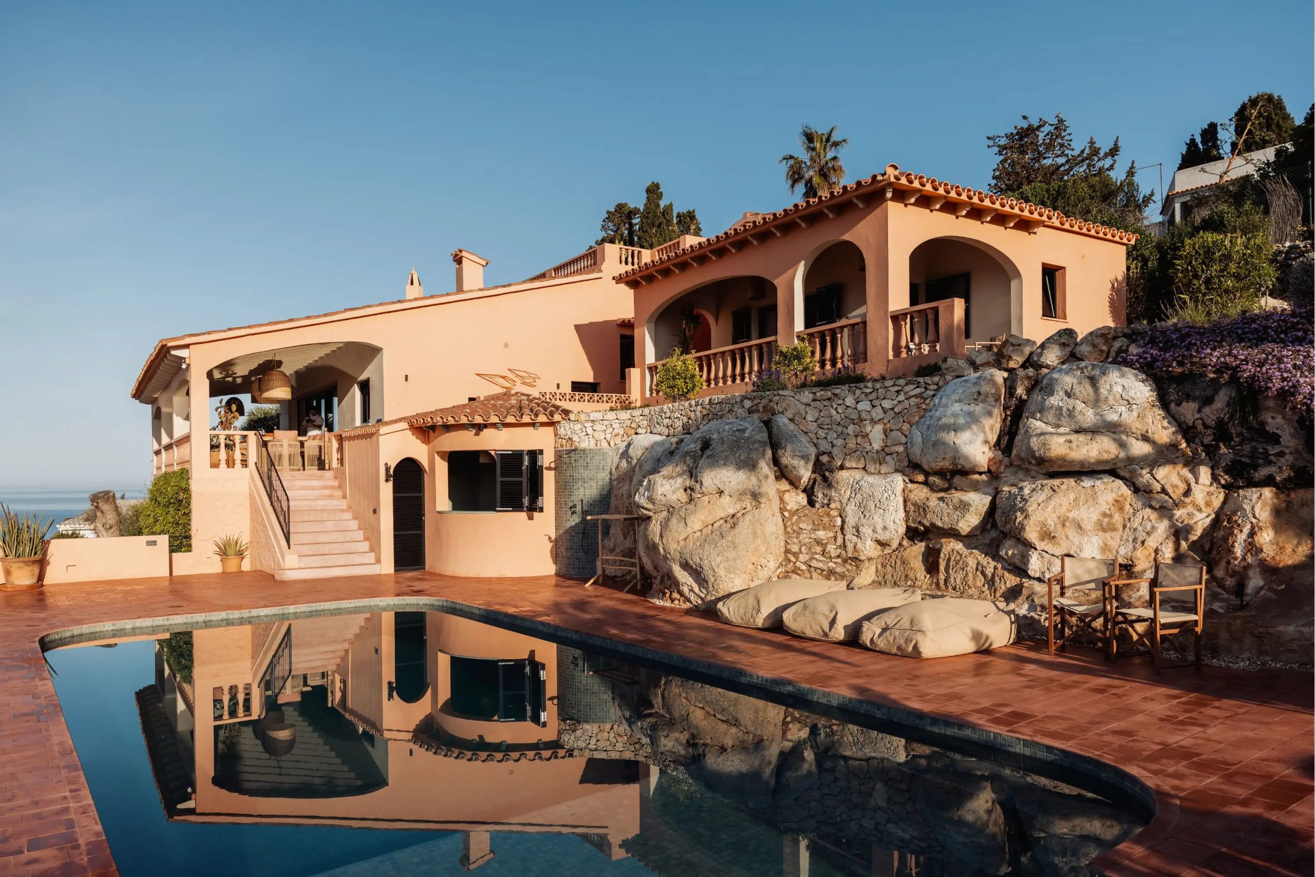 Embrace the sea at this private Menorcan villa with resort vibes
