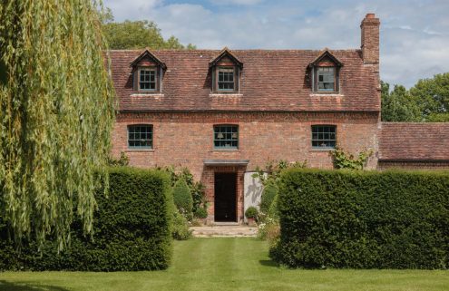 There’s a RIBA award-winning library inside this Dorset mill house