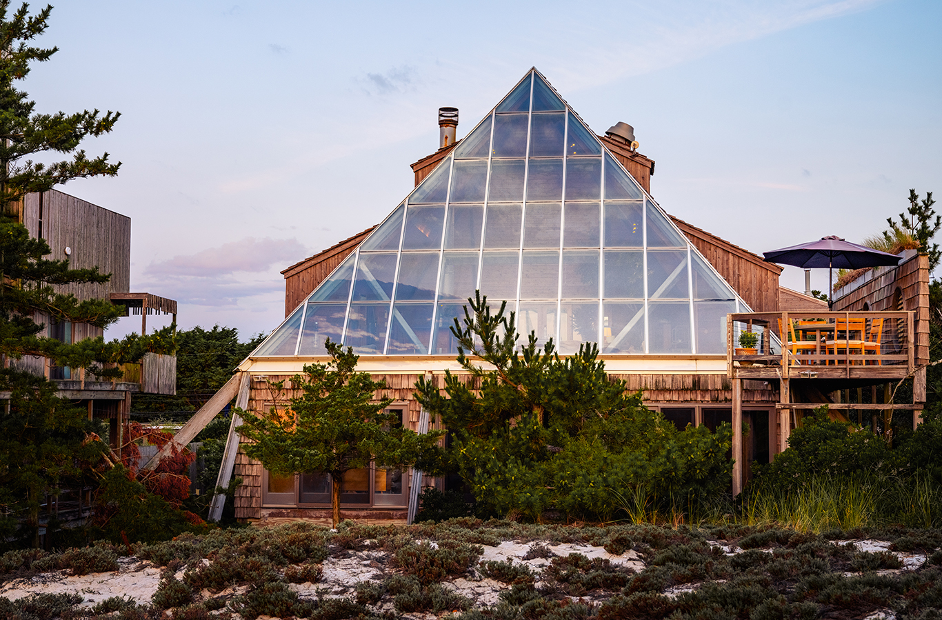 The Pyramid House on Fire Island is for sale