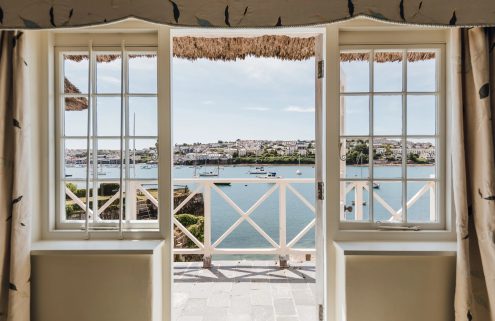 Falmouth looks like a fantasy from this thatched Cornish cottage